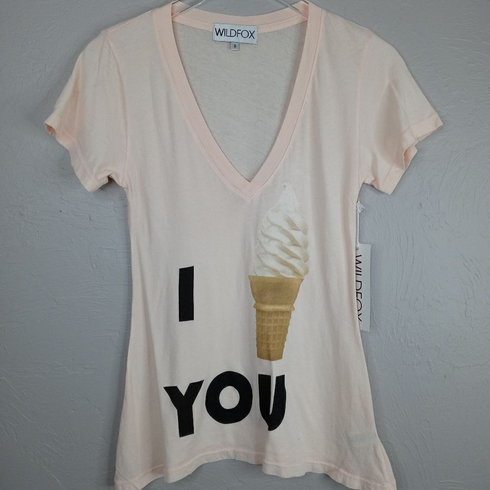 Wildfox "I ice cream cone you" short sleeve tee - Picture 2 of 6
